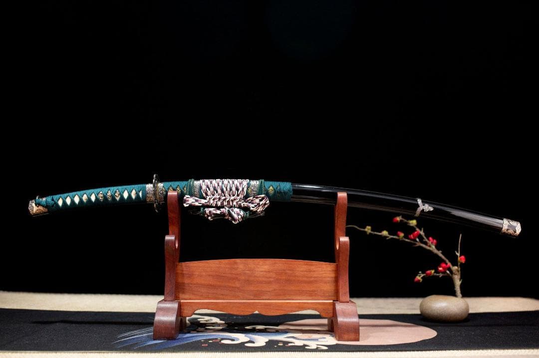 黒鷹野太刀 日本刀 模造刀 居合刀 武士道 武蔵 鑑賞用 手鍛造打 一本