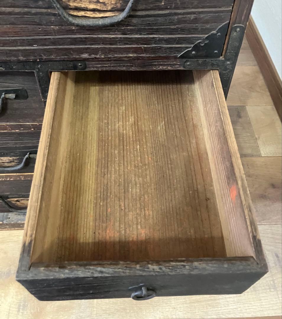 【時代箪笥】明治 大正 骨董品 収納 引き出し インテリア アンティーク