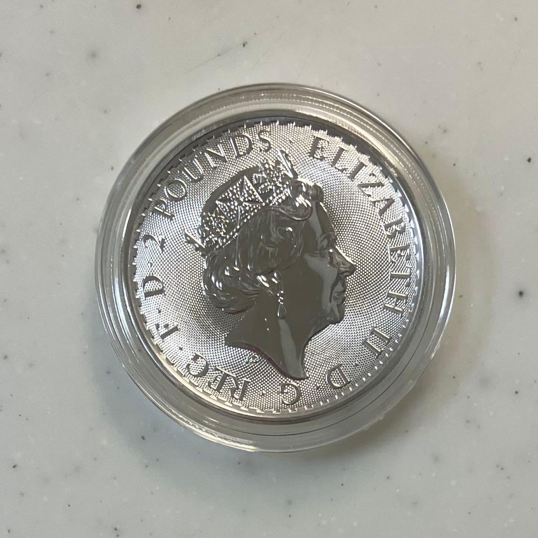 2021 ブリタニア 1オンス 銀貨 エリザベス 2世 イギリス 新品 未使用