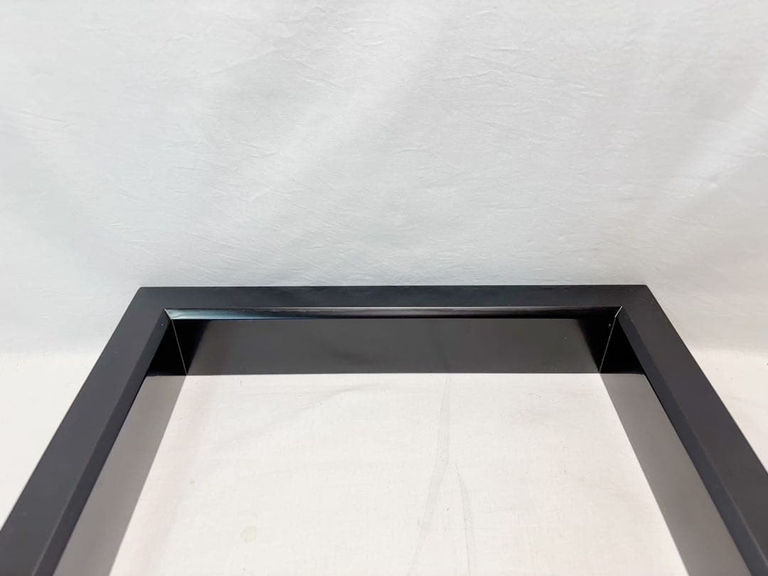 美品 茶道具 銅製 炉壇 利休炉壇 黒真塗 炉縁 2点セット 茶道 囲炉裏 紙箱