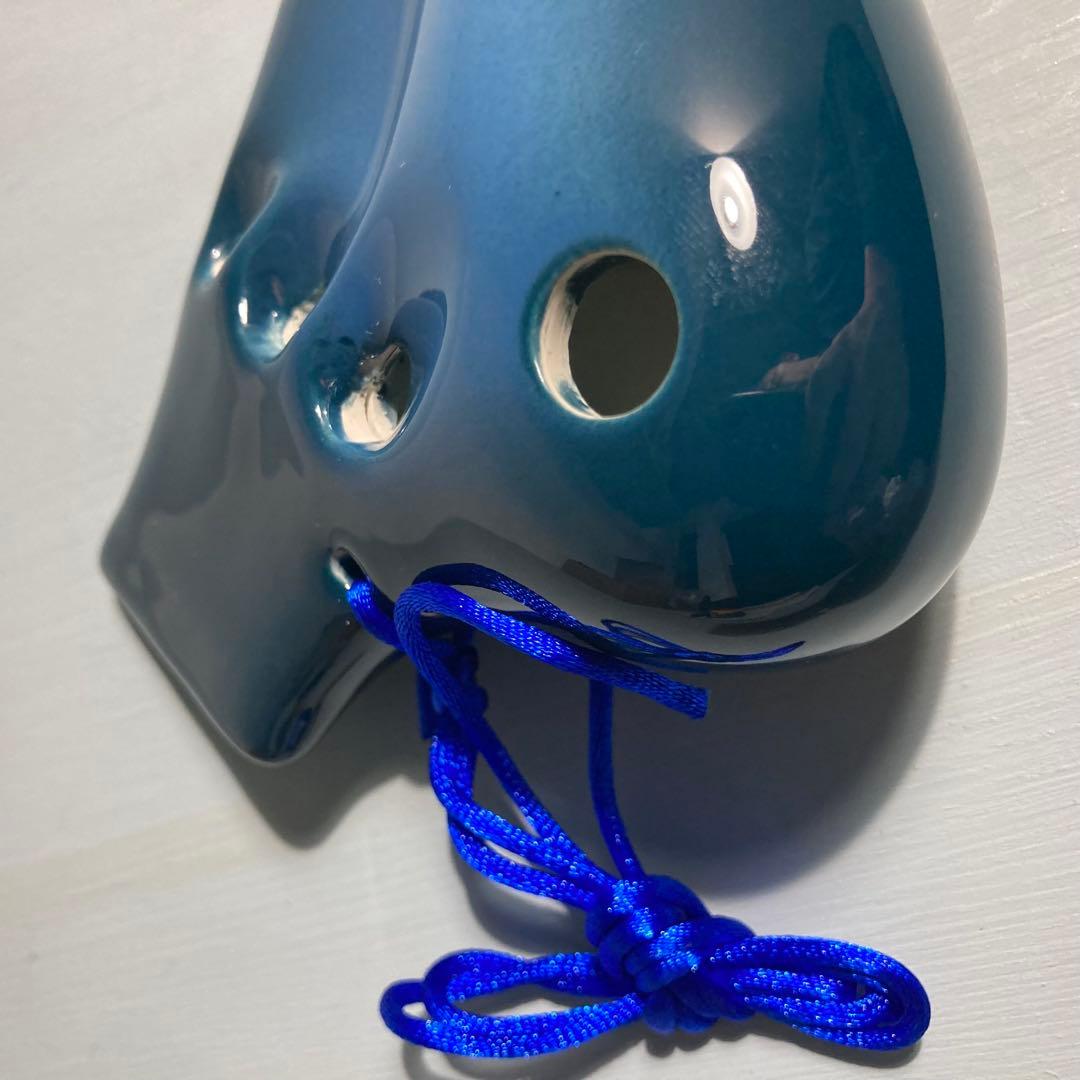 【新品未使用】TNGオカリナ トリプル アルト C管 グラデーションブルー 青