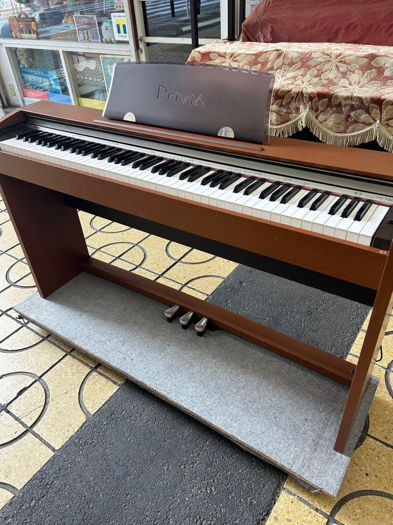 超価格、カシオプリビア、PX730、人気のコンパクト、ピアノ強弱タッチ♪