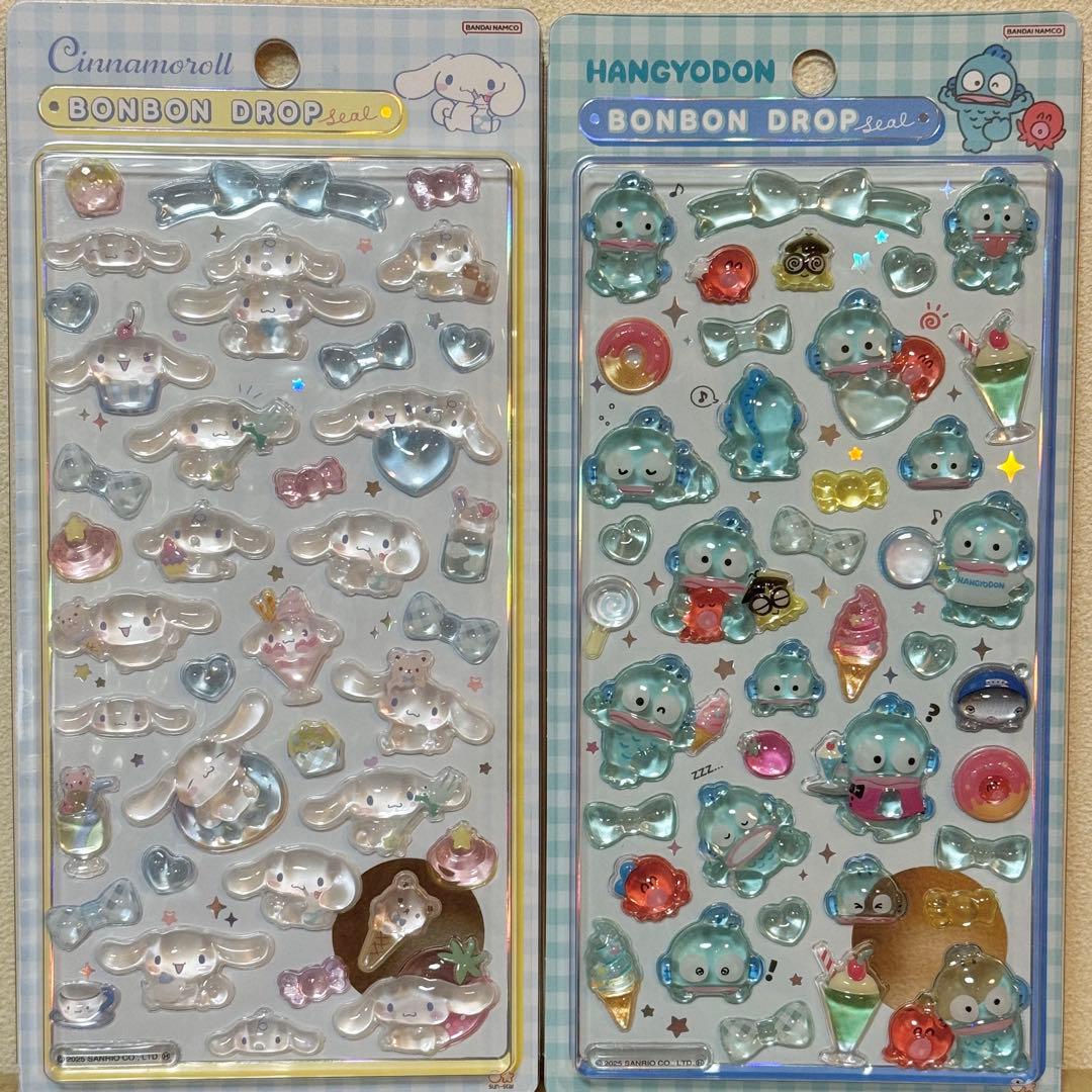 【正規品】ボンボンドロップシール❋サンリオ 第二弾❋コンプリートセット