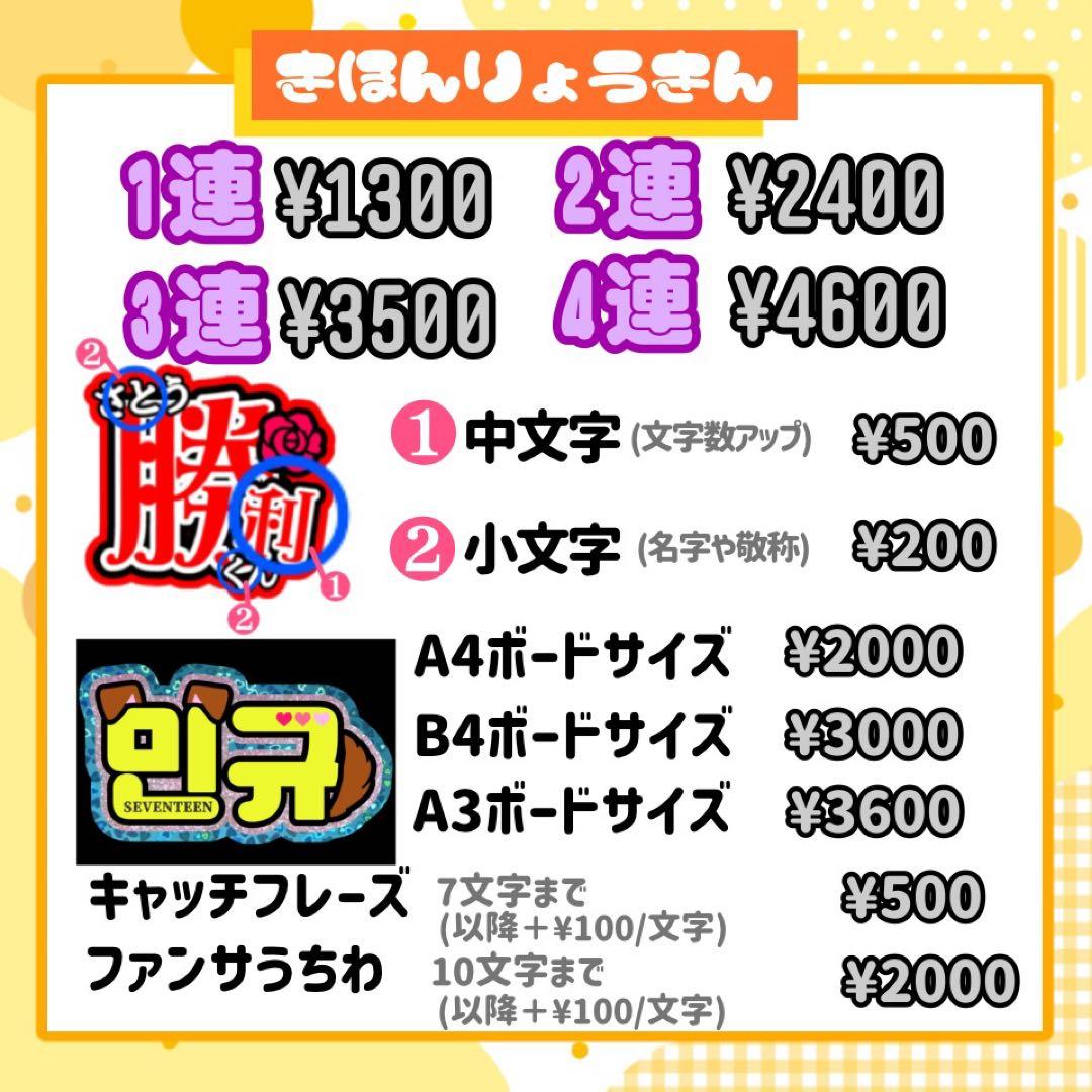 【1/13発】윤様 うちわ文字 連結 折りたたみ オーダー 団扇屋さん ハングル