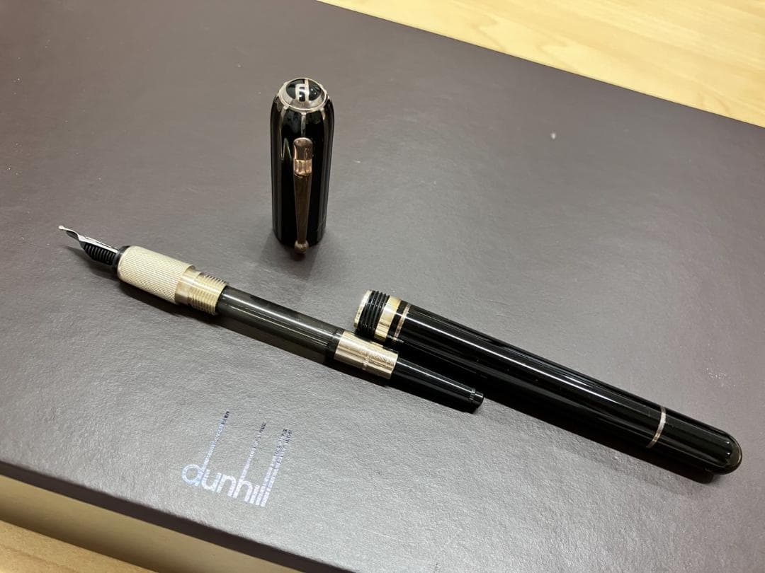 R*様 未使用!ダンヒル万年筆SV925Limited Edition やや変色