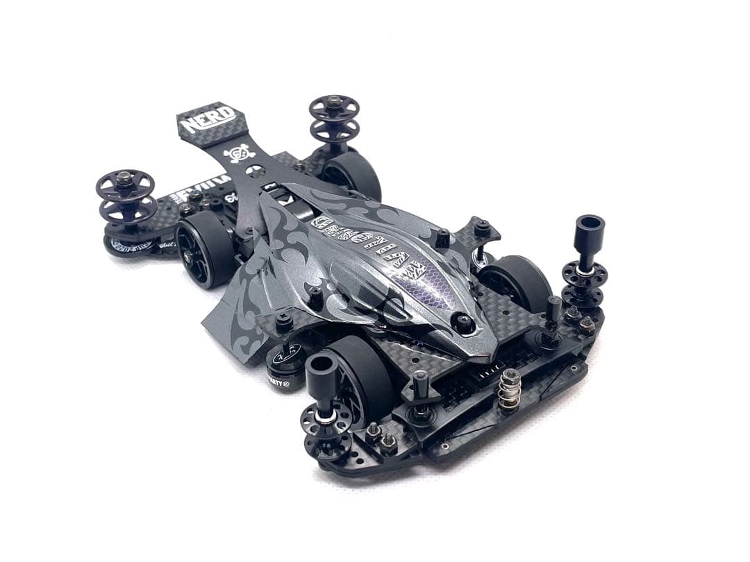 ミニ四駆　完成品　未使用　MSフレキ　デュアルリッジ　フルカスタム　レース車両