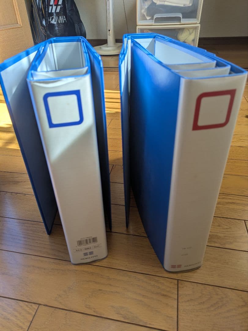 A4対応 スリムファイル セット 青
