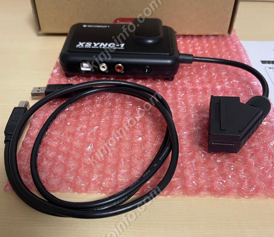 21ピンRGBマルチ端子対応 複合同期分離ユニットXSYNC-1【新品未使用】