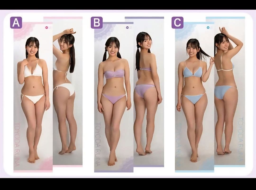 豊田ルナ 等身大タペストリーB 直筆サイン入り 工房限定 美品