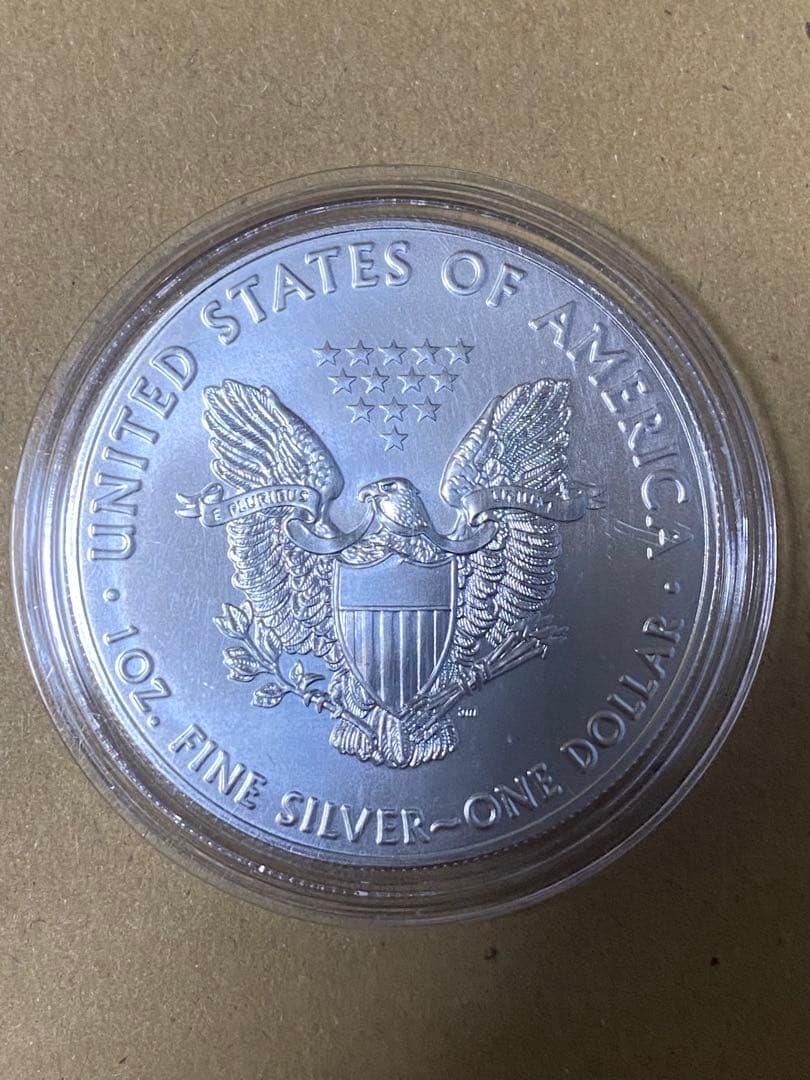2020年 アメリカ イーグル銀貨 1オンス(純銀) カプセル付き