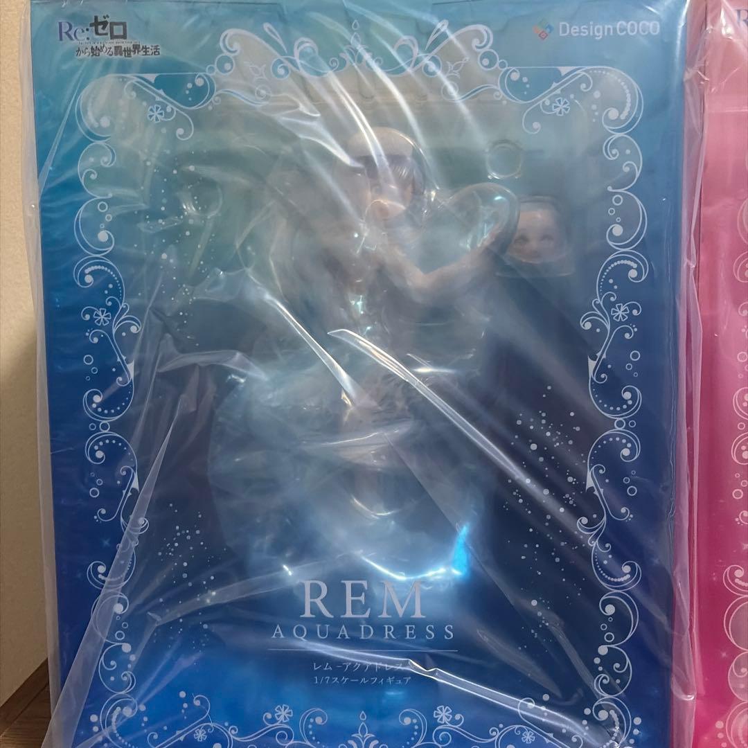 Re:ゼロから始める異世界生活　レム　ラム　アクアドレスフィギュア