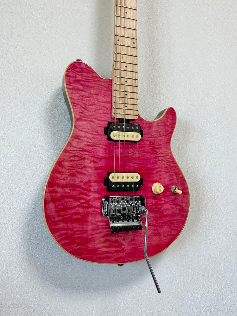 ギター Sterling By Music Man AxisAX40 TransPink