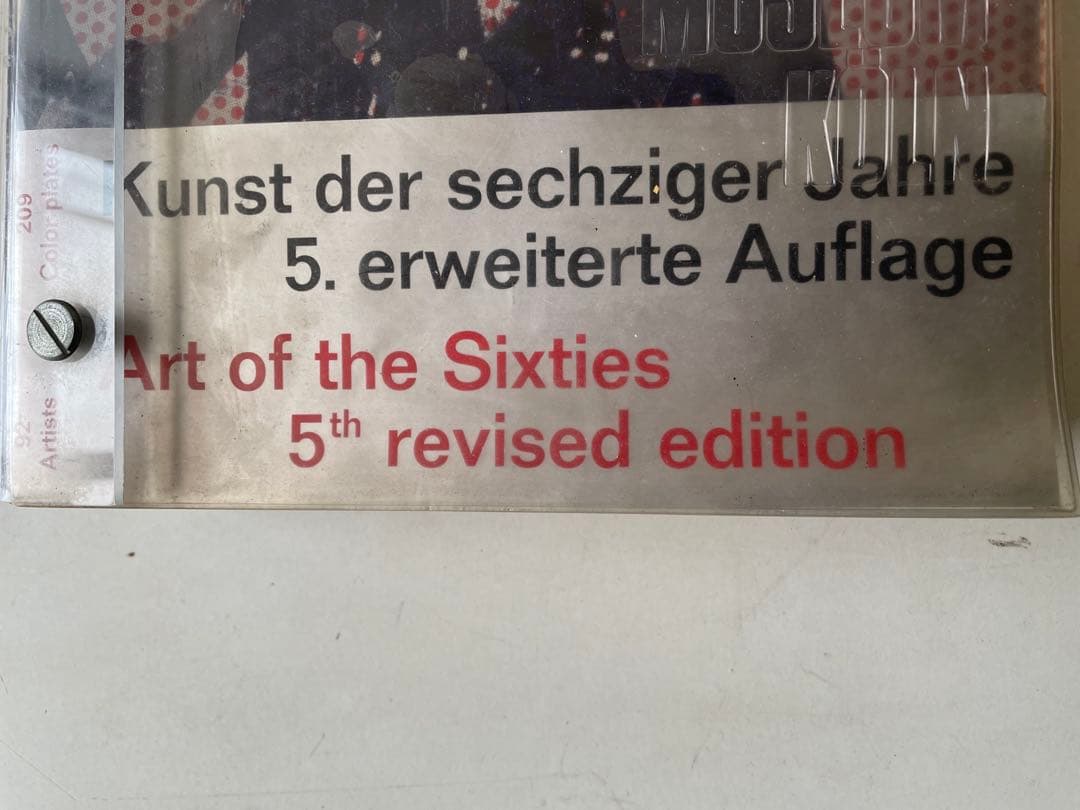 入手困難Kunst der sechziger Jahre 5 60年代アート本