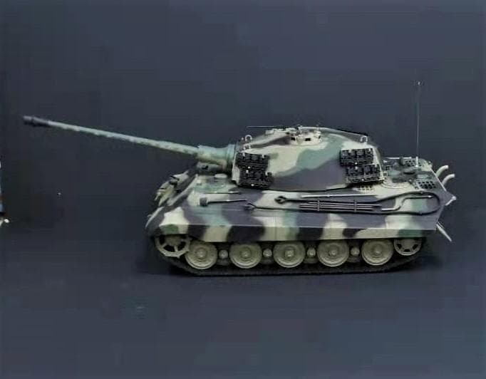 1/16戦車ラジコン　独キングタイガー　ヘンロン基盤7.0　3888A-1