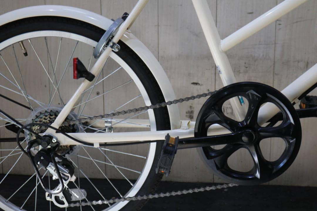 あさひ製CREAM 20型６速 420mm AUTO LED仕様minivelo