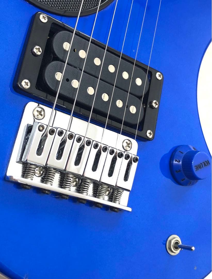 【超美品！】ZO-3 ブルー アンプ内蔵ミニギター 専用ソフトケース付