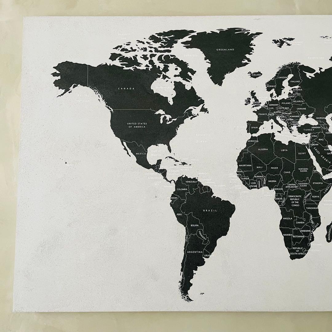 【美品】BoConcept 世界地図 アート 100×180 コンクリート 希少