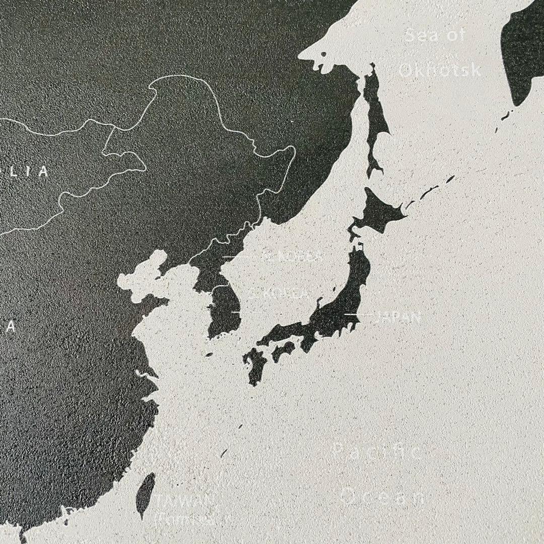 【美品】BoConcept 世界地図 アート 100×180 コンクリート 希少