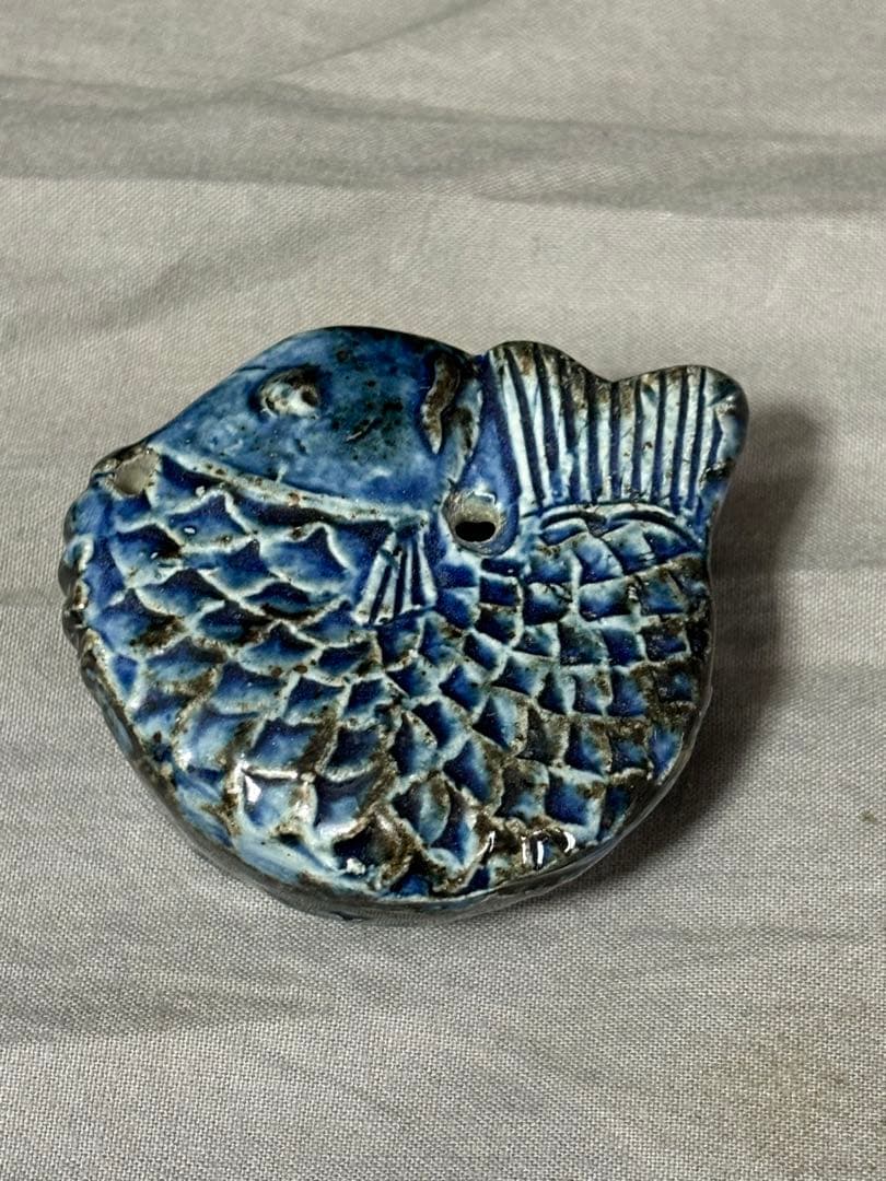 李朝　魚型水滴