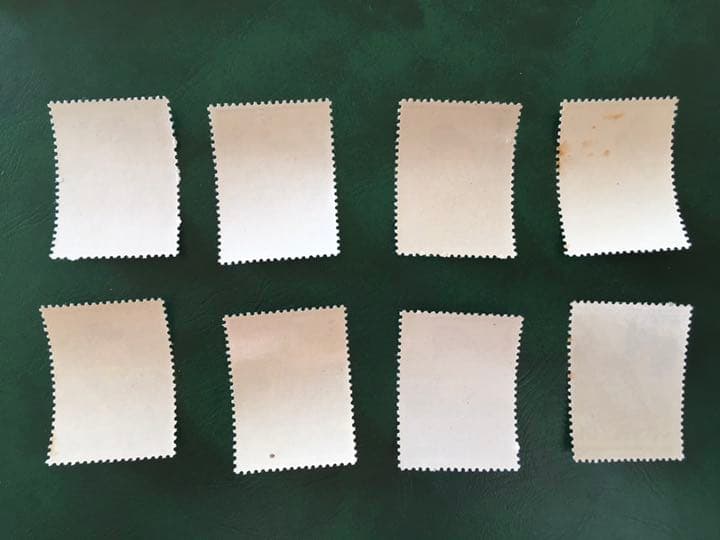 中国切手 /紀92 蔡倫 公年？1962 中国古代科学者2次 8種完〜未使用美品