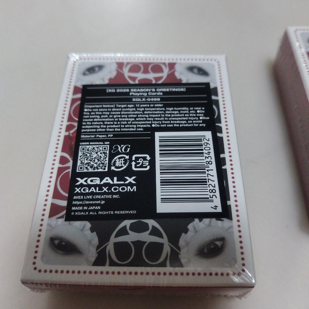 XG 2026 GREETING　Playing Cards　トランプ　2セット
