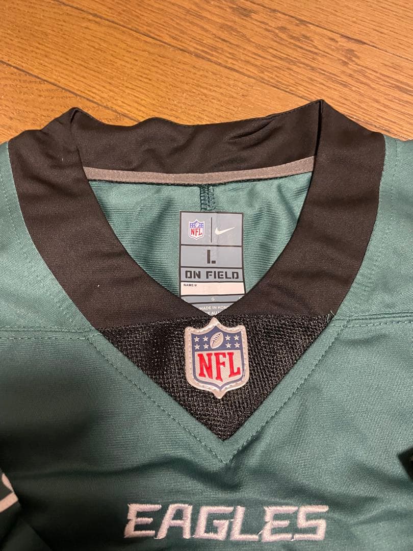 NFL フィラデルフィア　イーグルス　ジェイレン　ハーツ　ユニフォーム　Lサイズ