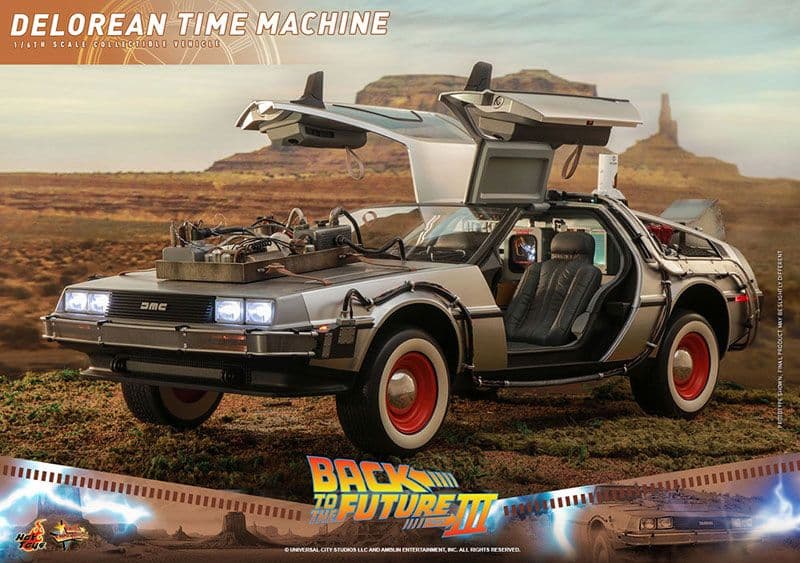 バック・トゥ・ザ・フューチャー PART3 1/6 デロリアン タイムマシン