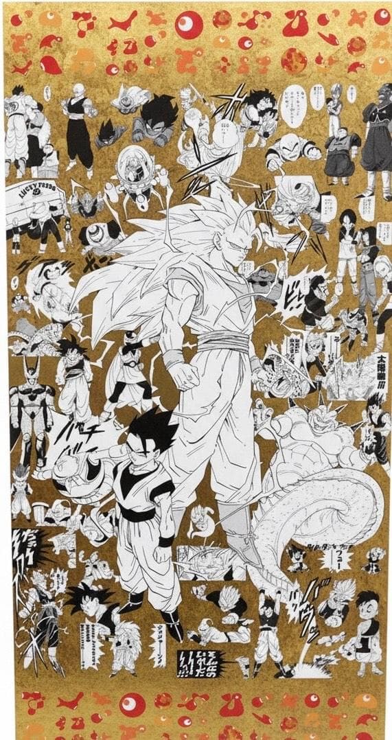 【格安】大阪関西万博 ドラゴンボール 特殊加工印刷ポスター 全4種 鳥山明