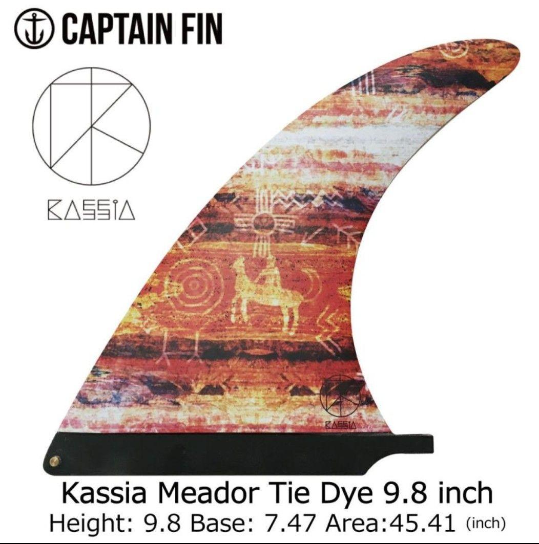 Kassia Meador 9.8インチ フィン タイダイシングルフィン ロング