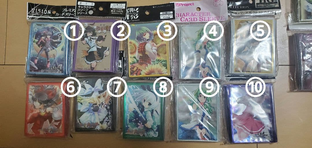 東方Project キャラクタースリーブ デッキケースまとめ売り
