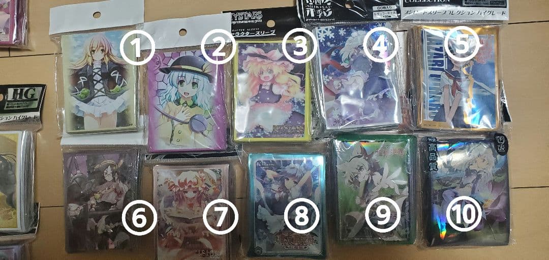 東方Project キャラクタースリーブ デッキケースまとめ売り