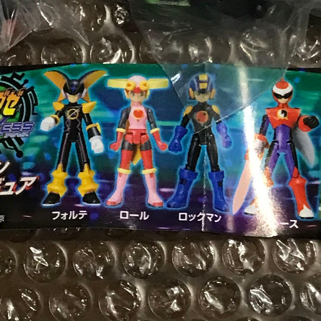 YUJINロックマンエグゼバトルアクションフィギュア内袋未開封全6種セット
