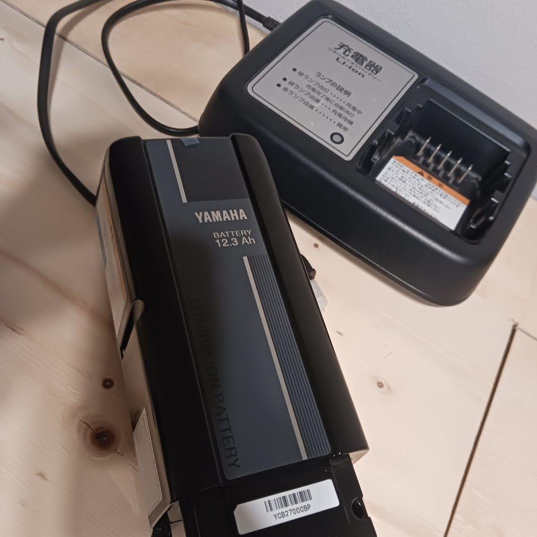ヤマハ 12.3Ah リチウムイオンバッテリー 充電器セット　PSEマーク