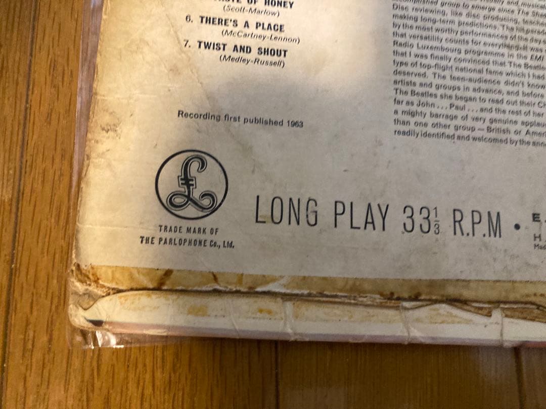 UK初回GoldビートルズPlease Please MeレコードBeatles