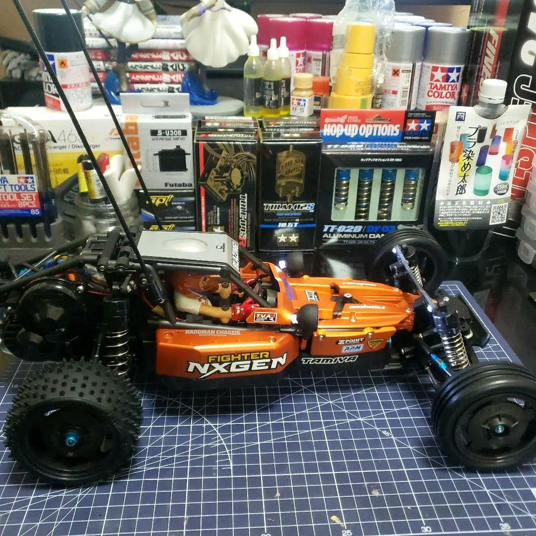 タミヤ 2025 DT04 ファイターネクスジェン カスタム ブラシレスセット