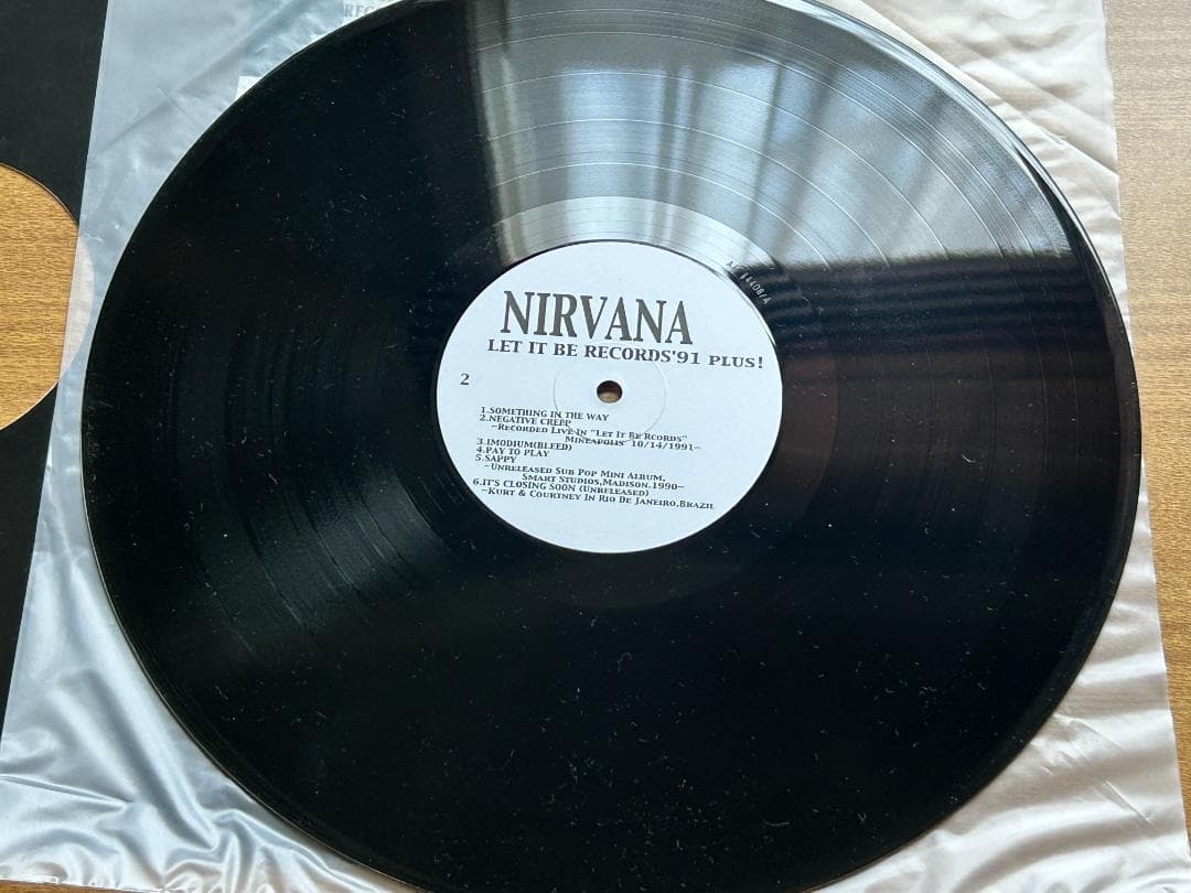 NIRVANA Let It Be Records '91 Plus レコード