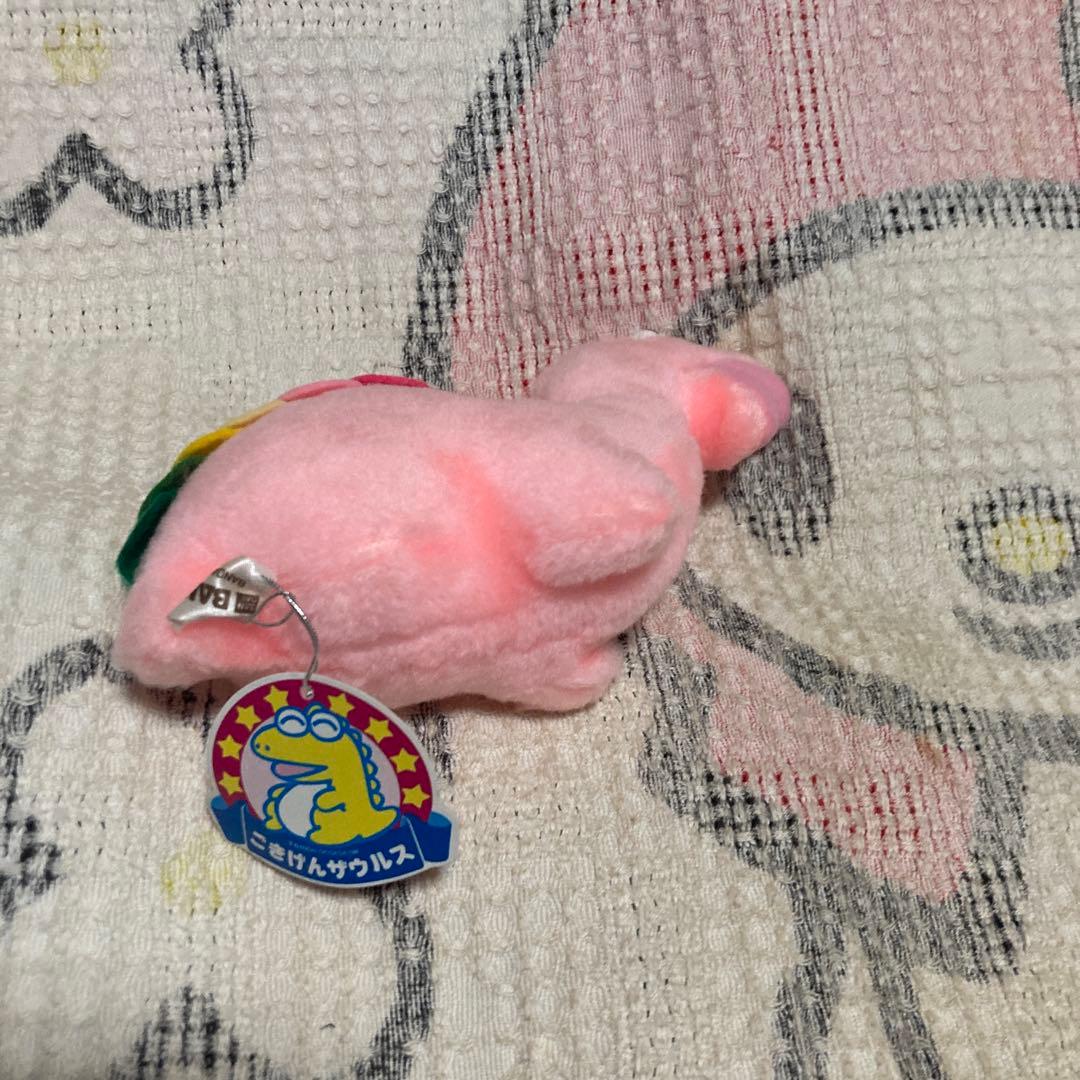 昭和レトロ　バンダイ　ごきげんザウルス　プチアムール　ぬいぐるみ　2こ　②