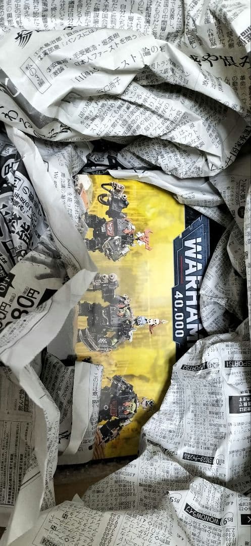 WH40Kオルク　ウォーボス（メガアーマー装備）とコンパト説明書とメガノブ2箱