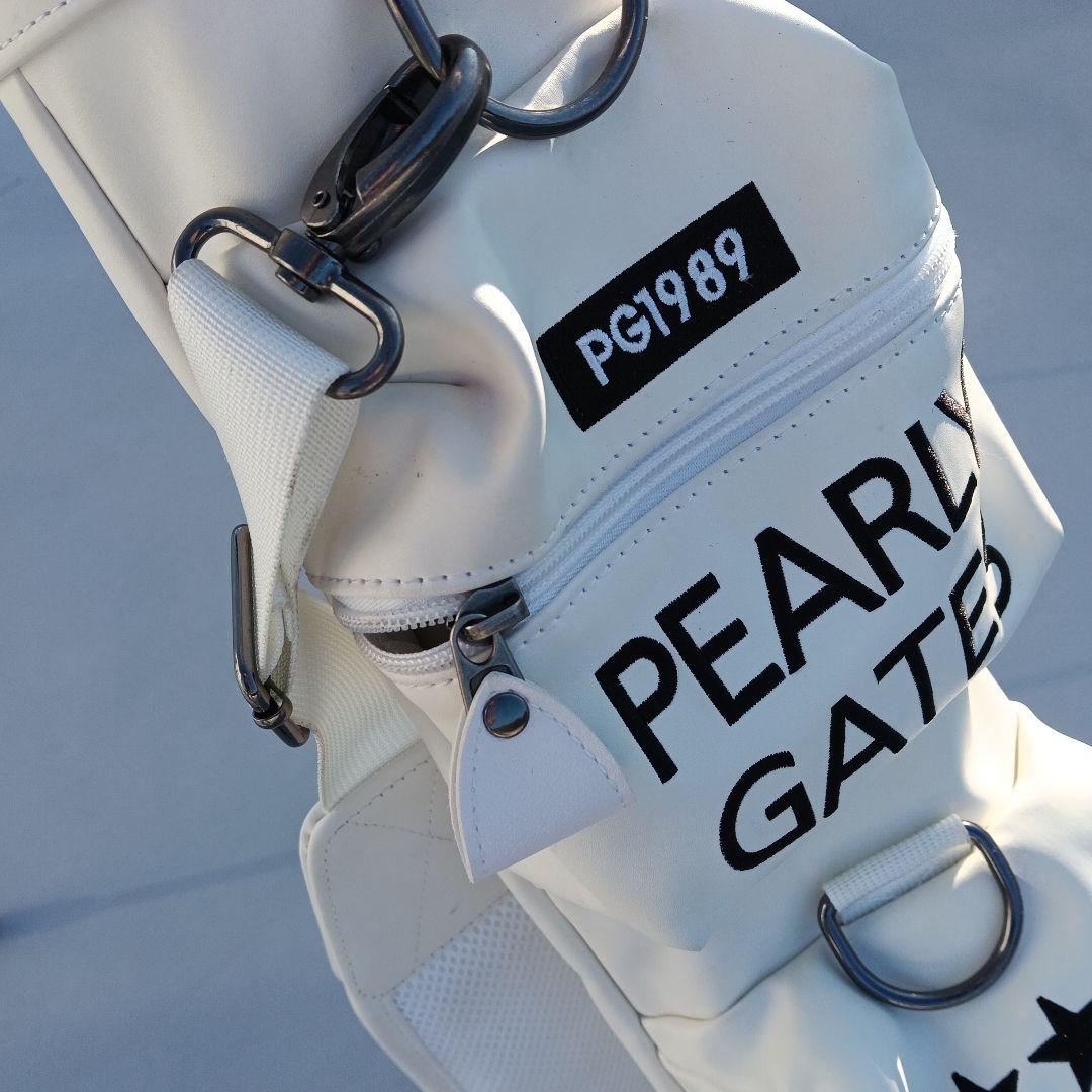 PEARLY GATES PG1989 ゴルフバッグ ホワイト
