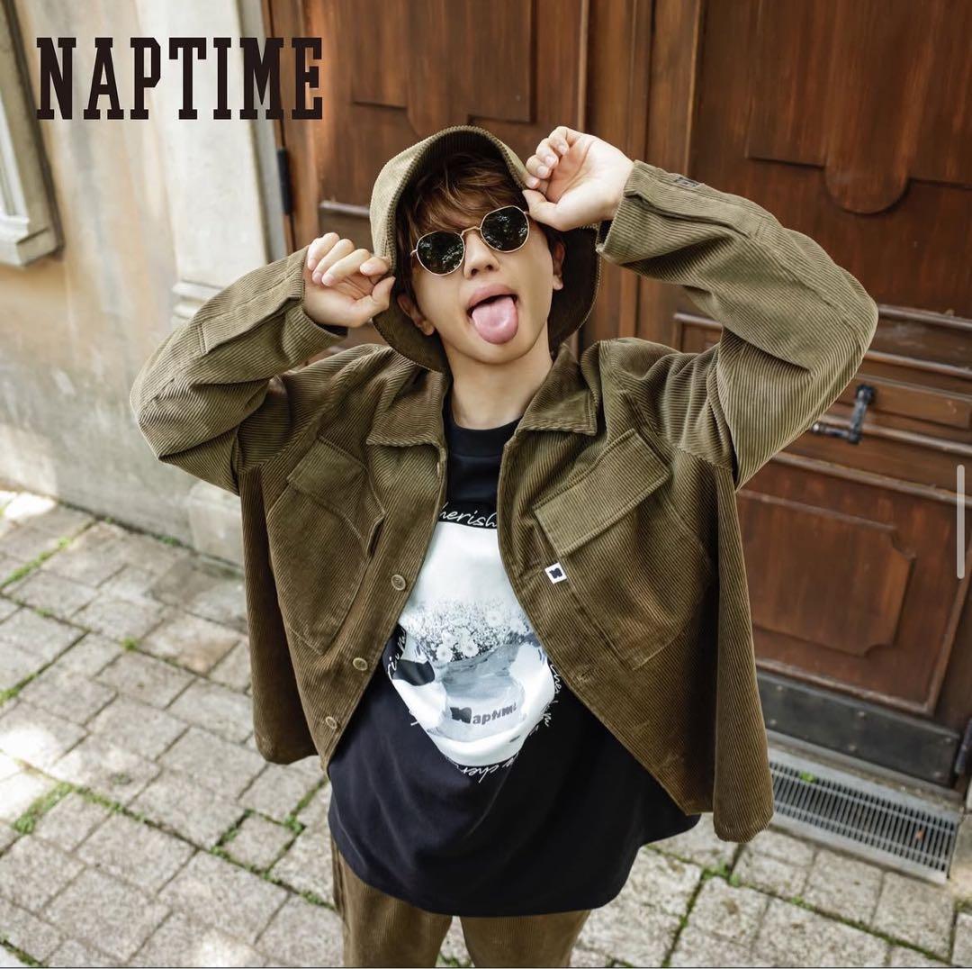 naptime Lサイズ　 コーデュロイ　カーキ