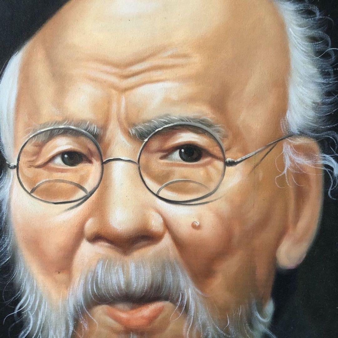 人物画 油画 手描き インテリア 絵画 約104×72cm