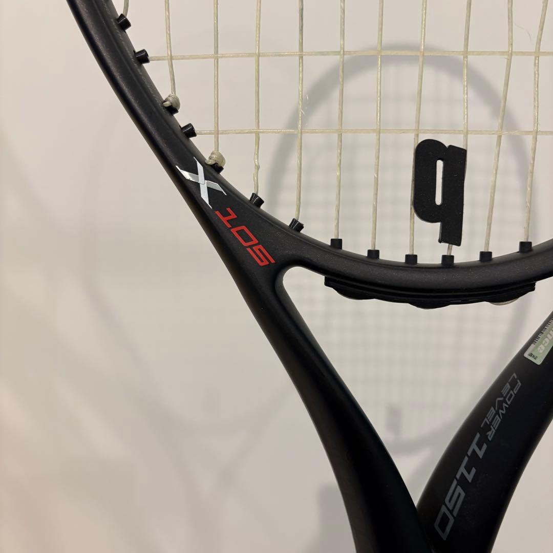 【美品】Prince プリンス　X105 左利き用 硬式テニスラケット
