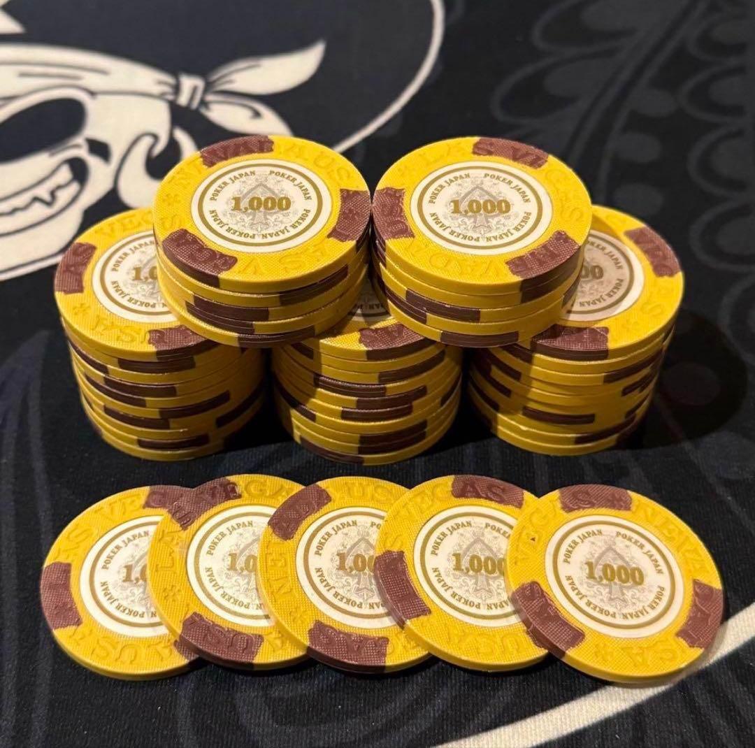【USED】ラスベガスネバダ　クレイポーカーチップ