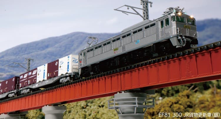 KATO 3067-3 EF81 300 JR貨物更新車(銀)