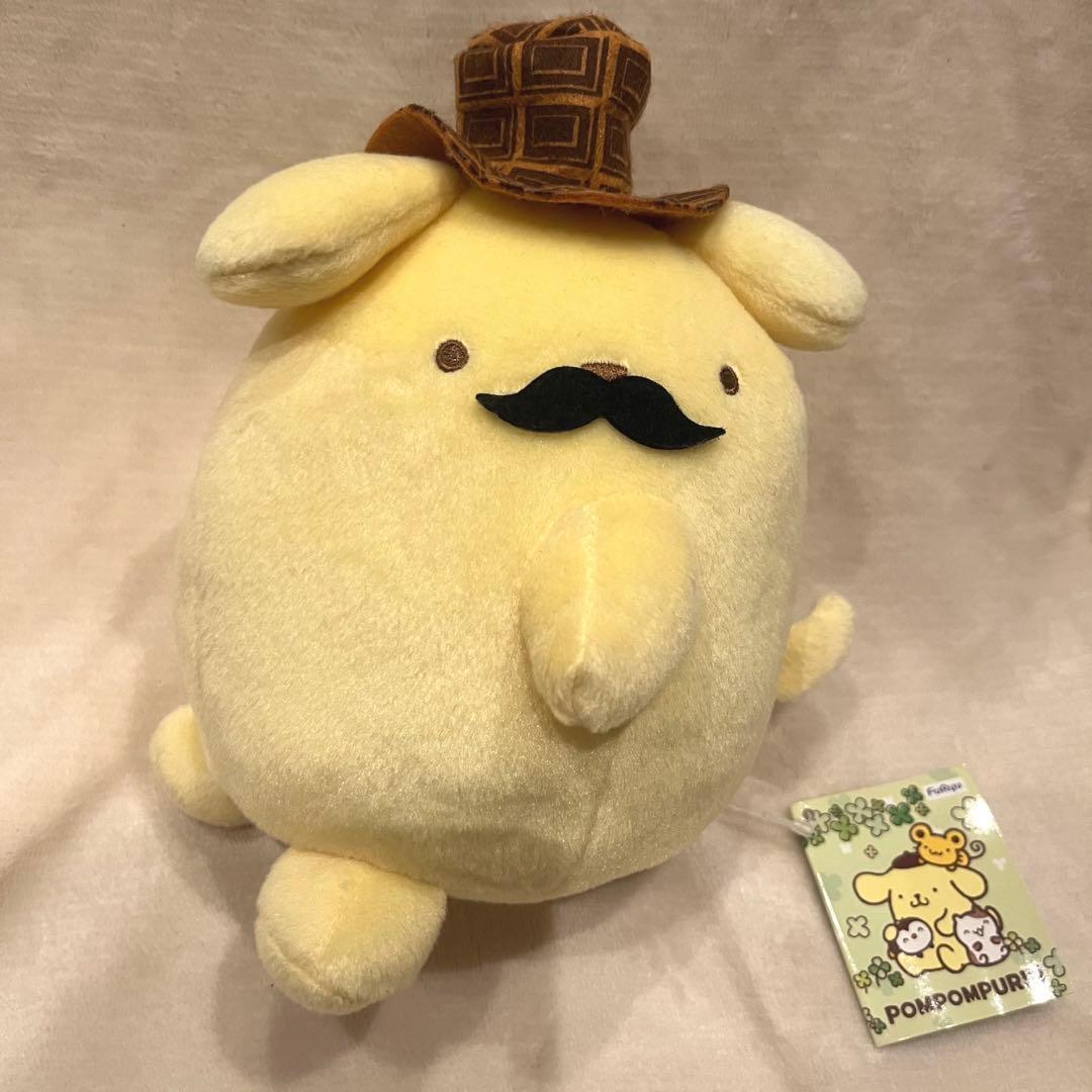 ポムポムプリン　ワクワクハッピー　ひげ　ぬいぐるみ　2018