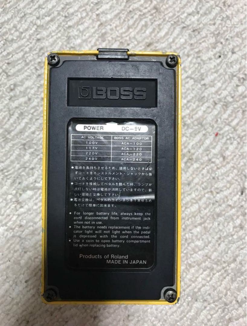 BOSS OD-1 クワッドオペアンプ　μPC4741C