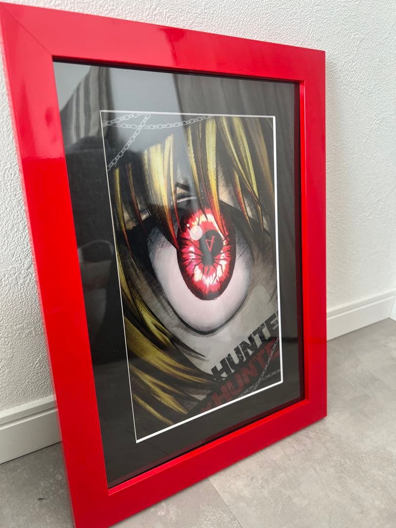 【激レア】HUNTER×HUNTER クラピカ　緋の眼アート作品　（値下げ可）