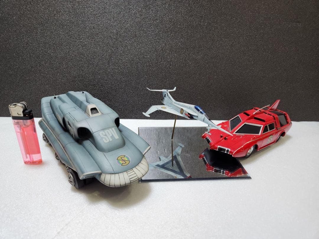 キャプテンスカーレット パトロールカー　イマイ　プラモデル完成品 輝く光沢！￼