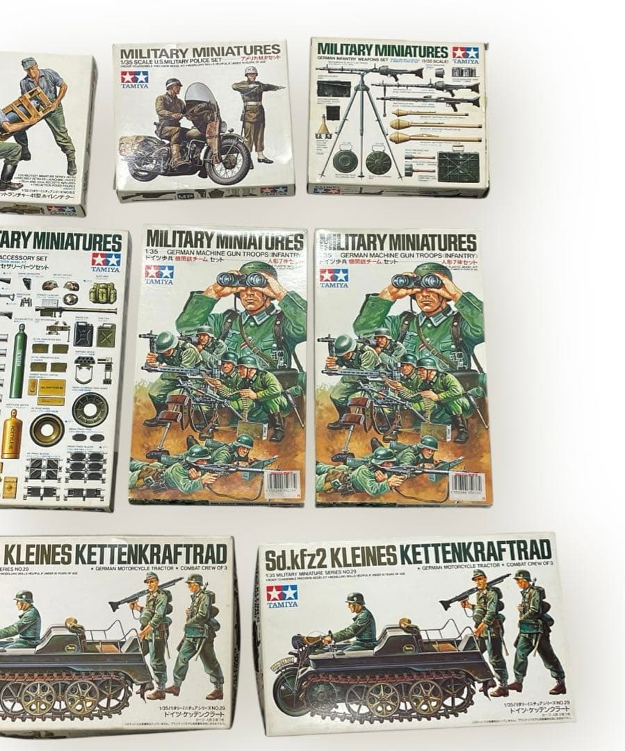 【未組立品】タミヤ　TAMIYA ミリタリーフィギュア　19個まとめ売り♪