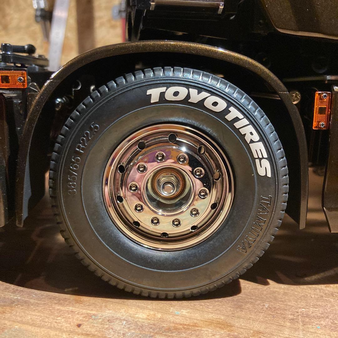 タミヤスカニア8×4  B09マラケシュブラウンウレタン鏡面塗装仕上げ